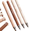 ONETHOUSANDTWO 1002 Cute Erasable Gel Pens with Teddy Ear Cap