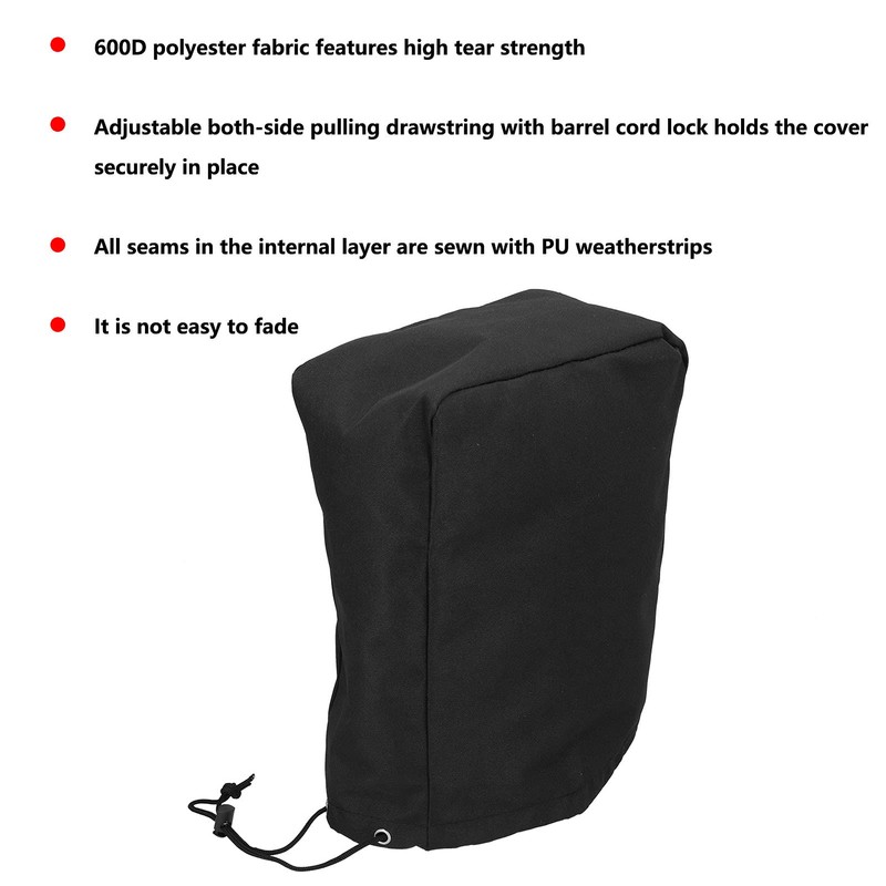 Tongue Jack Cover Universal Protective Trailer RV Tractor Electric