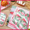 Bencailor 6 Pcs Tropical Flamingo Kitchen Towel Heat Resistant Oven