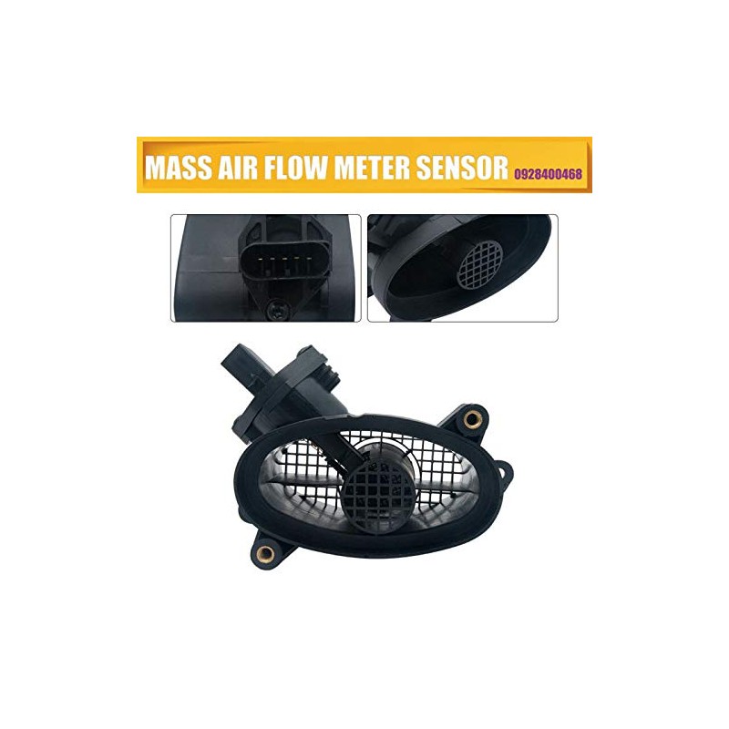 Riloer Car Air Mass Sensor MAF Air Mass Meter Replacement