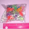 Fun Express Plastic Dolphin Keychain #19163-12, 12/pk, 1.5 inch charm