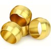 10 PCS Copper Compression Olives Copper, 15mm Tube OD Compression