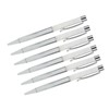 6Pcs Ball Point Pen Crystal Stone Replaceable Refill Elegant Multi