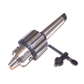 MT4 Heavy Duty Drill Chuck w Chuck Key 1/32"- 5/8" (clamping)