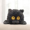 Cat Plush Toy Cute Soft Skin Friendly Fluffy Staring Short