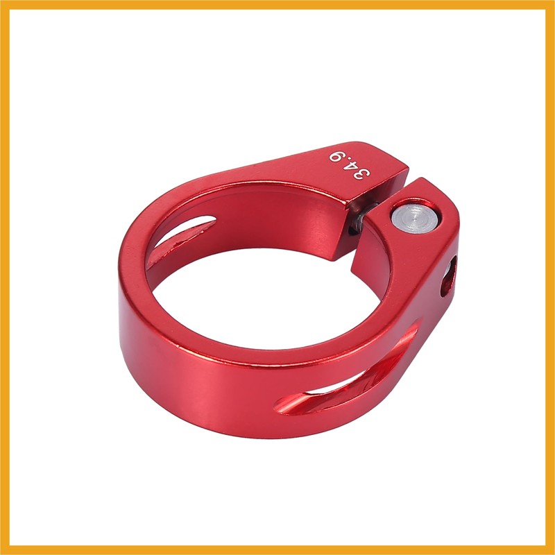 Partuto 34.9mm Aluminium Alloy Bike Seat Post Clamp Seat Post