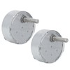 2 Pcs AC Synchronous Motor 50TYC 5 to 6 RPM
