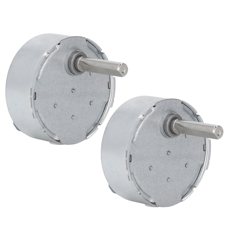 2 Pcs AC Synchronous Motor 50TYC 5 to 6 RPM