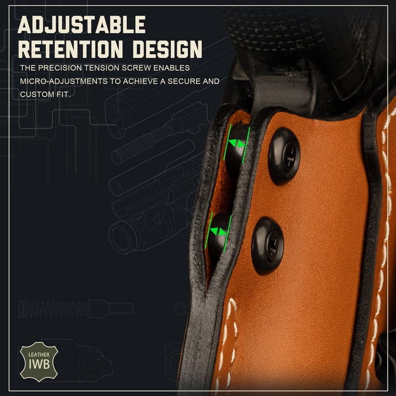 IWB Holster for Glock 43X MOS w/TLR-7X Sub, TLR-7 HL-X