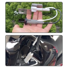 kingsea 80462 Push Button Piezo Grill Igniter Kit Compatible with Weber Q100 Q200 Q120 Q220 Q1000 Q2000 Gas Grills,Gas Grill Replacement Ignitor Kit