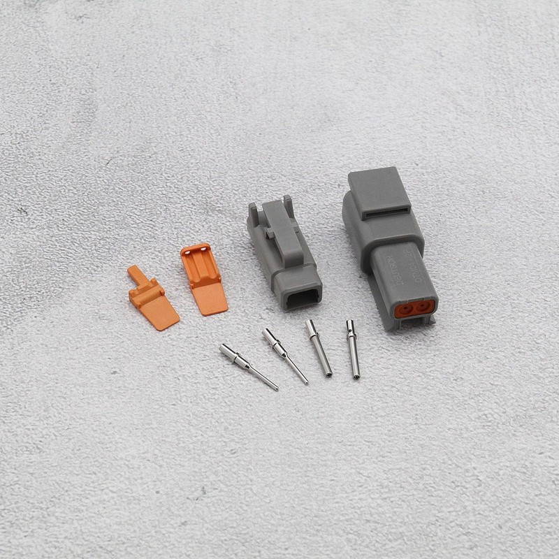 ECSiNG 2 Sets DTM Series 2 Pin Way Connector Kit