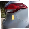 Ciieeo Metal Cat Car Decal Bumper Sticker for Cars Motorcycles