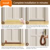 JNUYISW Draught Excluder, 91cm Elk Weighted Draft Excluder for Doors
