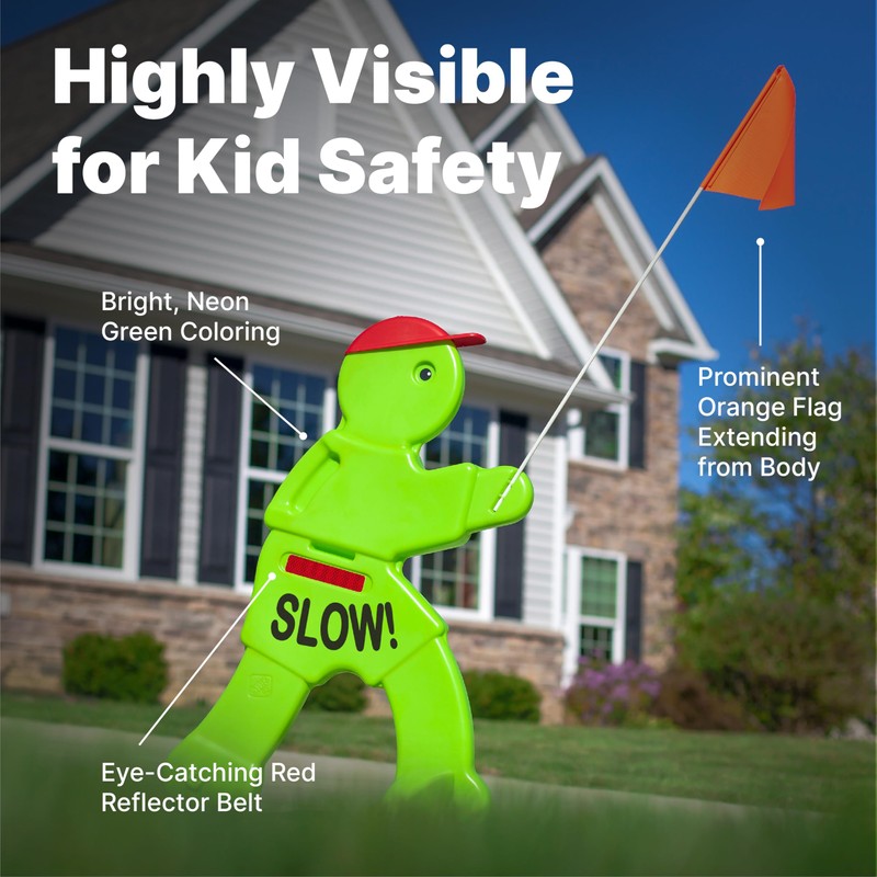 Step2 Kid Alert Street Safety Sign, Kids at Play Signage