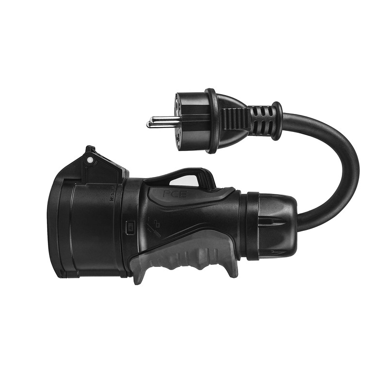 Green Cell Adapter from Red 16 A 400 V CEE