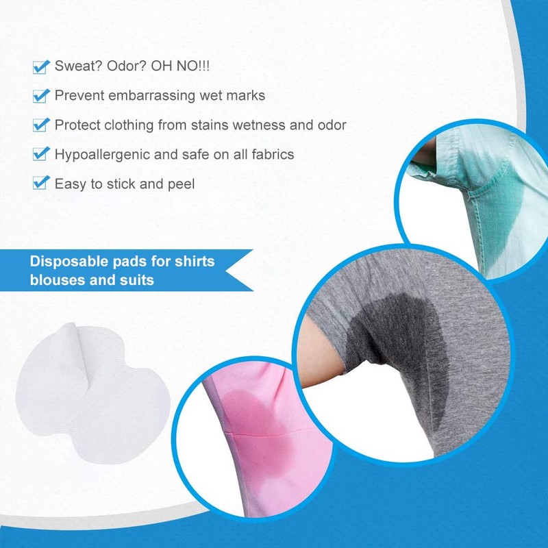 Underarm Sweat Pads, Armpit Sweat Pads for Women and Men