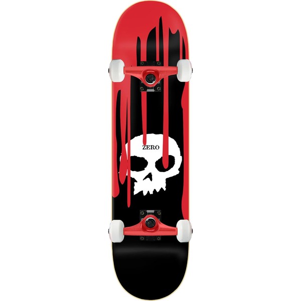 Zero Skateboard Assembly Single Skull with Blood 8.25" x 31.9"