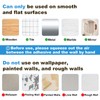 Kawfle Adhesive Shower Caddy, 2 Pack Acrylic Bathroom Shelves, No