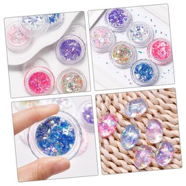 OHPHCALL Nail Sequins Nail Decoration Charms for Weddings Proms Parties Unique Dazzling Colors for Enthusiasts