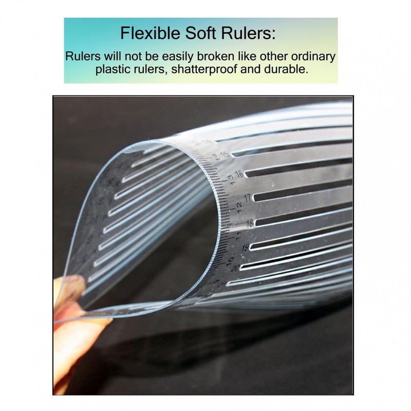 Scale Infinite Straight Rulers Plastic Measuring Ruler 28cm Plastic Ruler