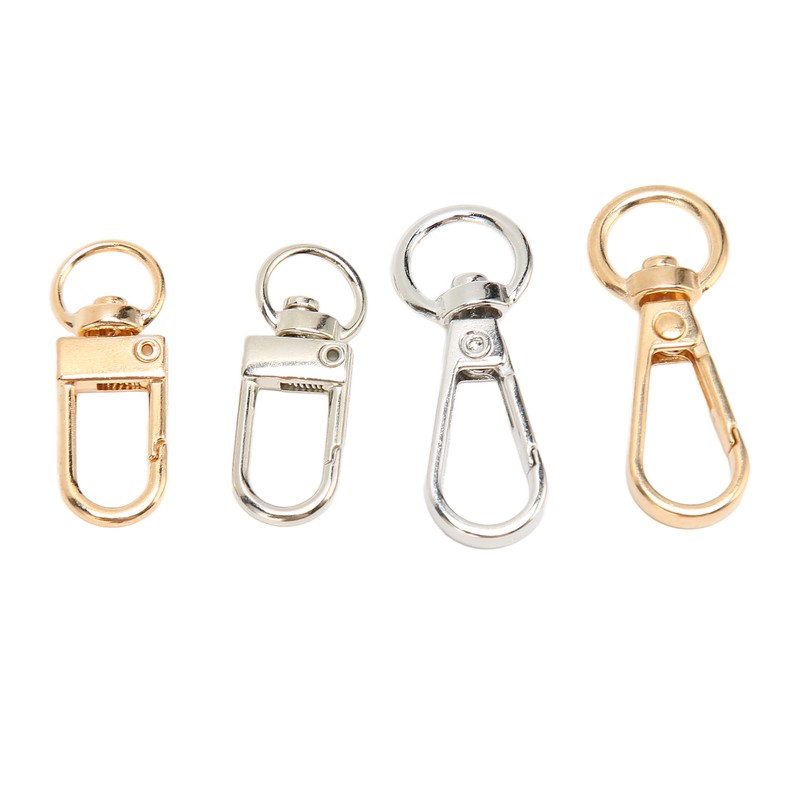 40Pcs Lobster Claw Clasps Zinc Alloy Gold Silver Color Glossy