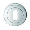 Serozzetta Escutcheon (Single) Standard Lock Profile - Polished Chrome