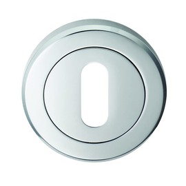 Serozzetta Escutcheon (Single) Standard Lock Profile - Polished Chrome