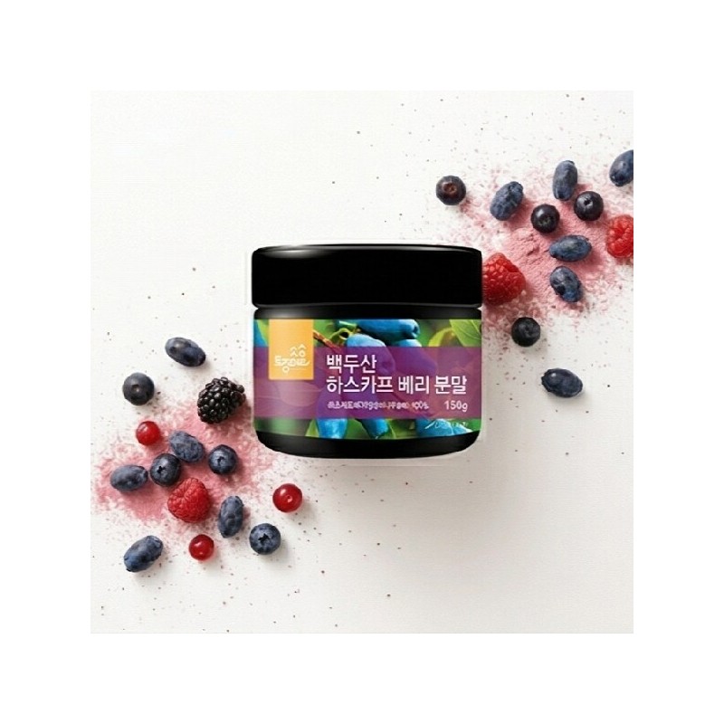Tojong Maeul [토종마을]대용량 백두산 하스카프 베리 분말 150g X 2개