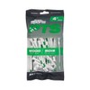 J&M PTS Pro Length Max Golf Tees (50-Count), White/Green, 4-Inch