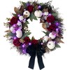 HipTree 20 Inch Gothic Halloween Wreath for Front Door with