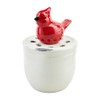 Mud Pie Cardinal Pot Vase, 8 1/4" x 5 1/4"