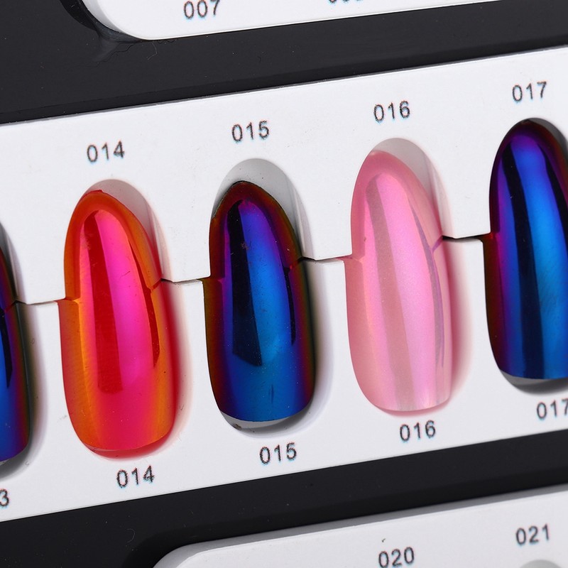 24 Grids Nail Gel Polish Color Card Magnet Adsorption Detachable