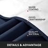 Deconovo Solid Color Thermal Insulated Blackout Curtains Grommet Curtains for