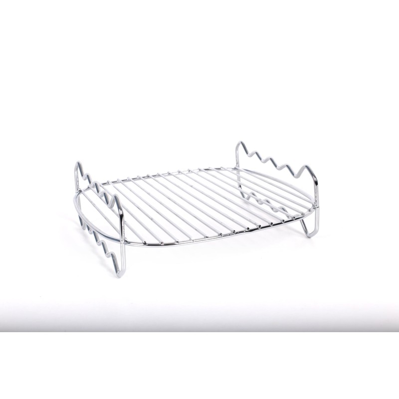 Air Fryer Grilling Rack, Nickel Chromium Plated, Large, Fits Multiple