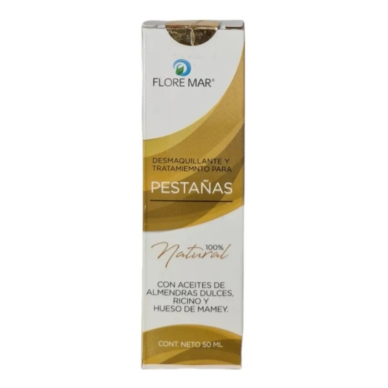 FLORE MAR Desmaquillante Ojos Pestañas Aceite Almendras Ricino Mamey