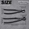 LEONTOOL Bonsai Tool Set - 8" Concave Cutters and 8"
