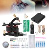 10 Wraps Tattoo Coil Machine Set Mini Tattoo Power Supply