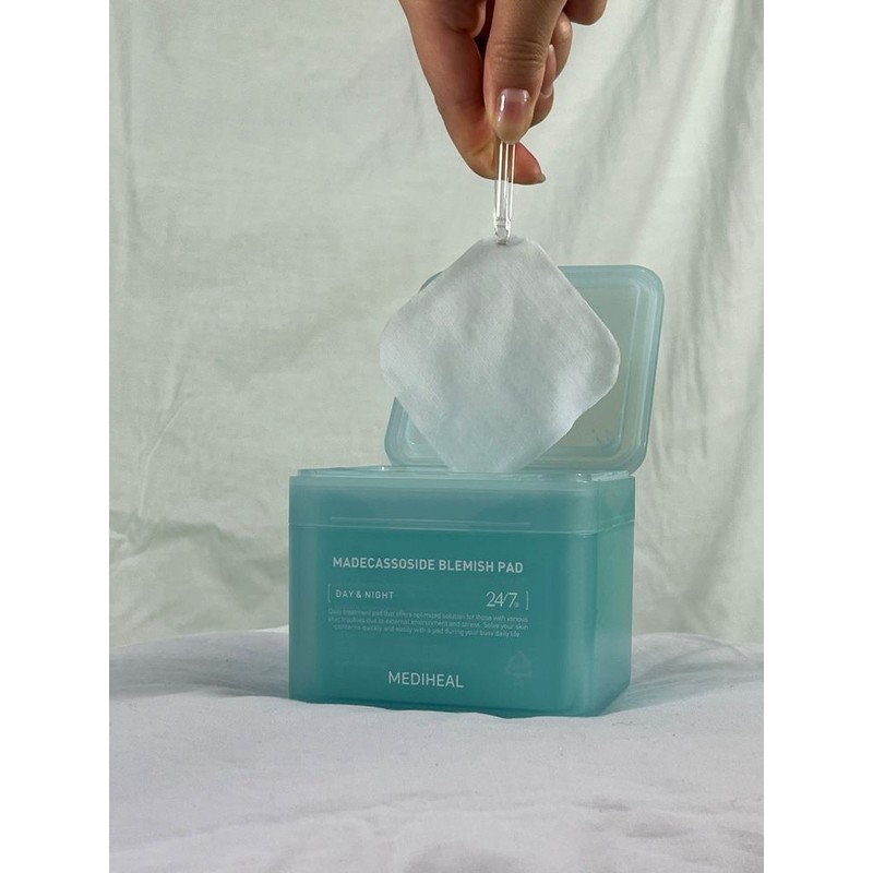 MEDIHEAL Madecassoside Cotton Facial Pads - Toner Pads with Centella