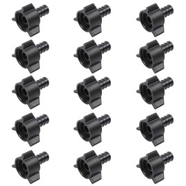 15 Pack TMKOOL Poly PPSU Pex 1/2" x 1/2" Female NPT Threaded Swivel Adapter Barb Crimp Fittings for PEX B Pipes ASTM F2159 (15pcs 1/2"x1/2")