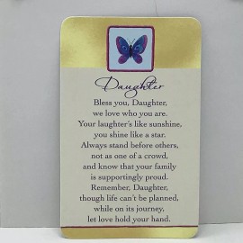 Designer Greetings Wallet Card: Daughter