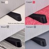 Door Stop Rubber Door Stop Non-Slip Wall Protector for Carpet,