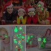 Flyftrey Tattoo Children, Waterproof Children's Tattoos (Luminous Christmas