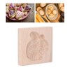 Cookie Mould, Reusable, Easy to Clean, Smooth Surface, Beech Wood,