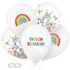 MEJOSER Pack of 24 Decorative Balloons Finally School Child 2025