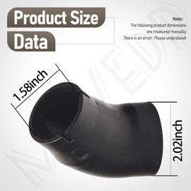 ​​​​​Miter Saw Vacuum Adapter (1 7/8") for M-akita Miter Saws Dust Collection Chop Saw, Elbow Adapter - Construction Shop Vac Attachment