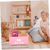 Beavorty Collection Box Pet Toy Organizer Felt Storage Case for