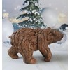 Hymmah Brown Bear Statue Home Decor Statue Rustic Home Decorations