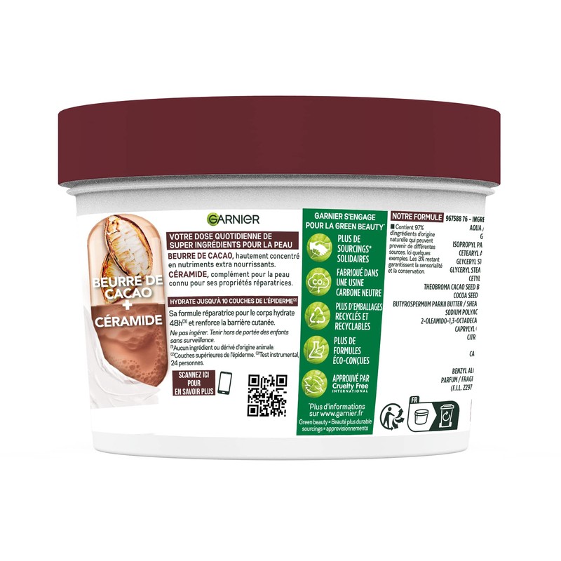 Garnier Body Superfood Cocoa Ceramic Repair Butter