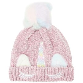 NAME IT Baby Girls' Nmfmetea Knit Beanie Hat, Keepsake Lilac