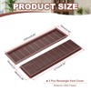 PATIKIL 9 Inch Rectangle Ventilation Grille, 2 Pack Plastic Air